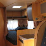 Dethleffs T 6501  B -  das Schlafzimmer